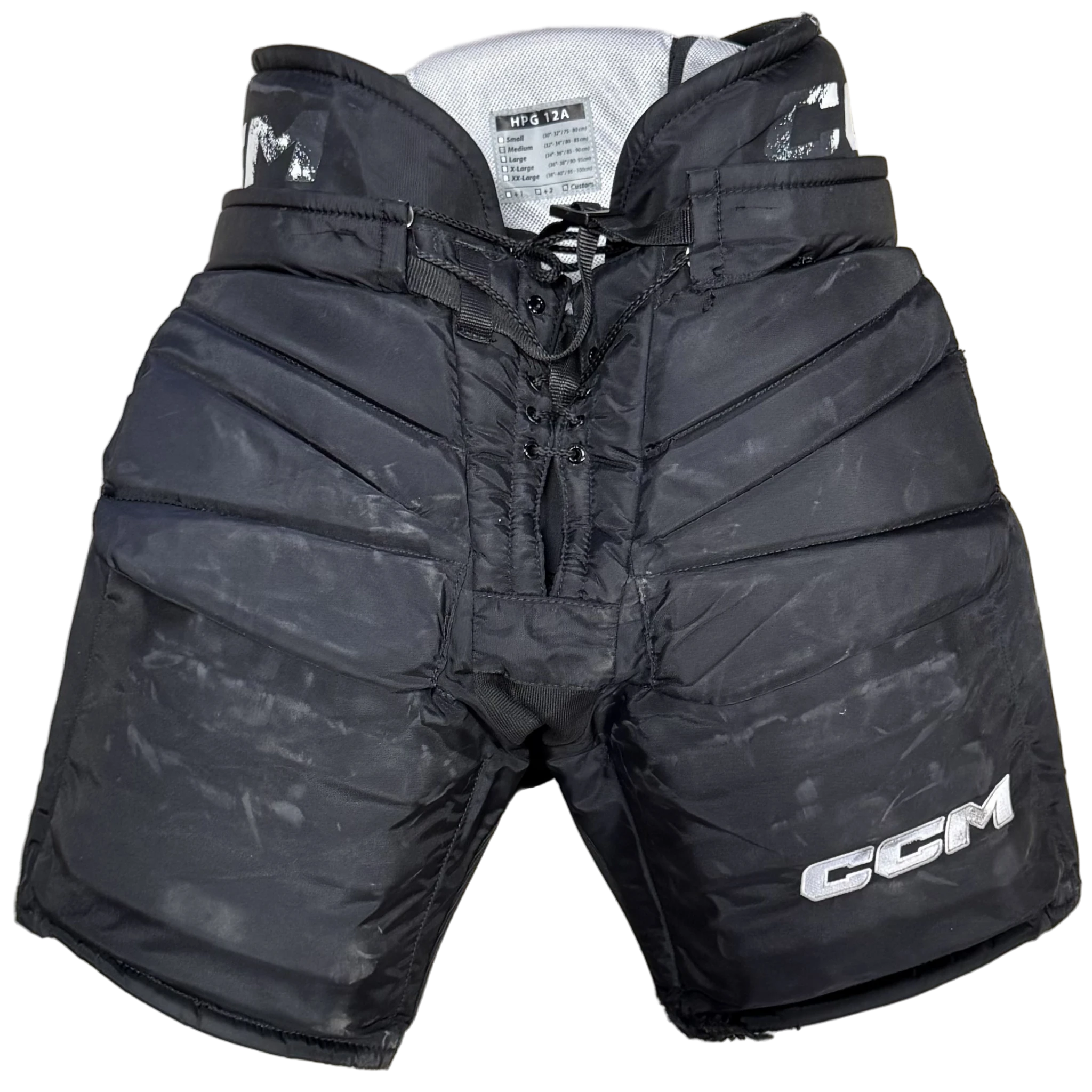 CCM HPG12A - Pantalon de gardien de but de hockey Pro Stock d'occasion (noir)